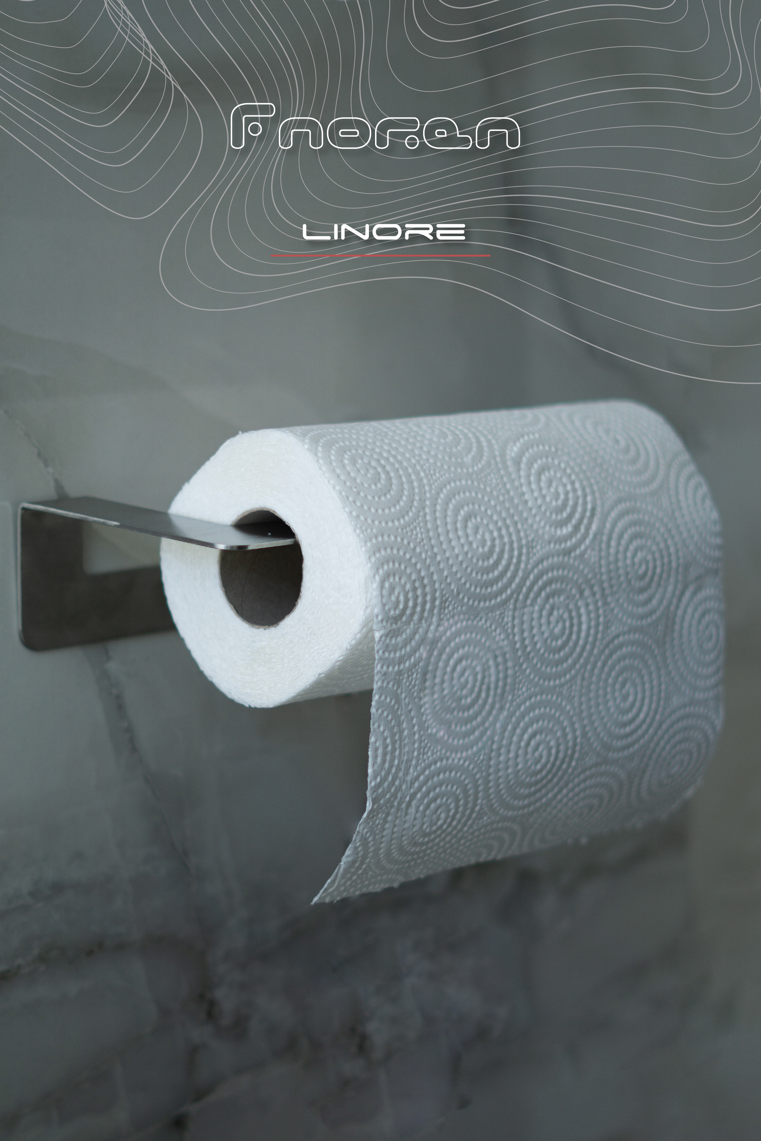 Linore — Paslanmaz Çelik Rulo Havlu Tutacağı